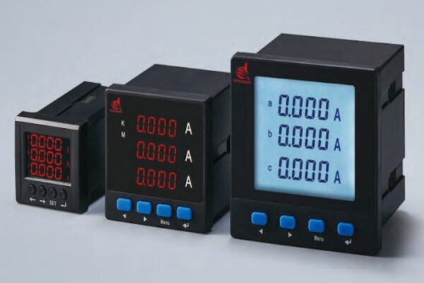 Series Digital Three-phase Ammeter