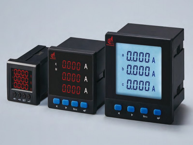 Series Digital Three-phase Ammeter